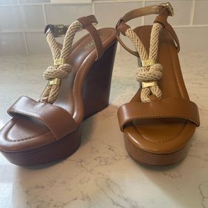 Michael Kors-  Holly Rope Wedges- size 7
